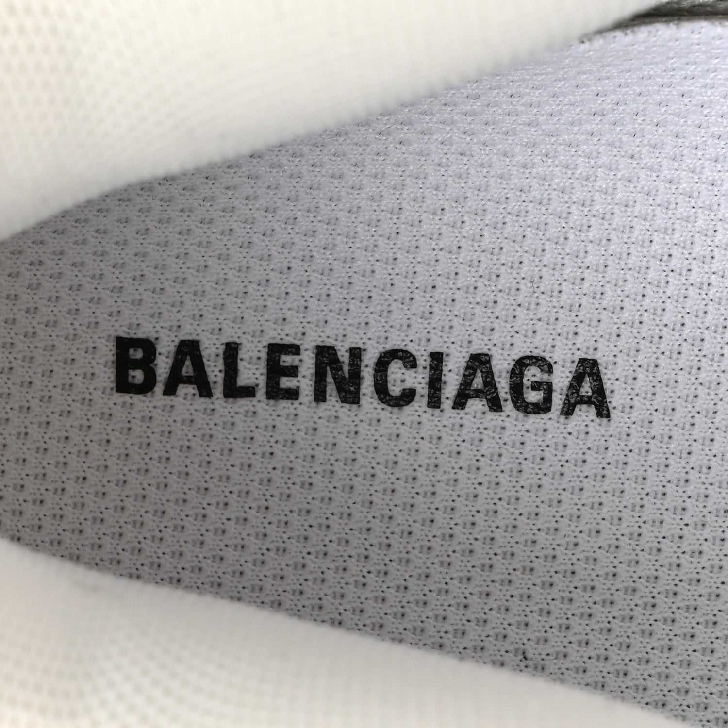 Balenciaga Fabric Mesh Clear Sole Womens Triple S Sneakers 38 White 9 of 10