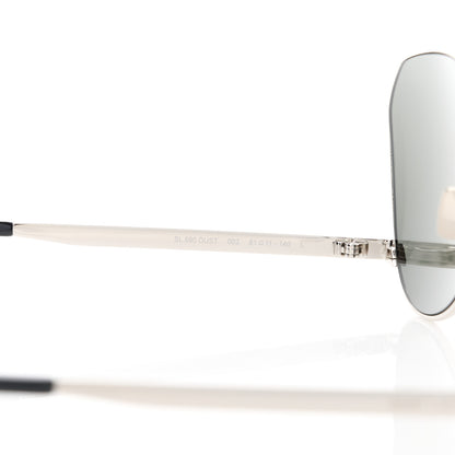 Saint Laurent Aviator SL 690 Dust Sunglasses Silver 5 of 9