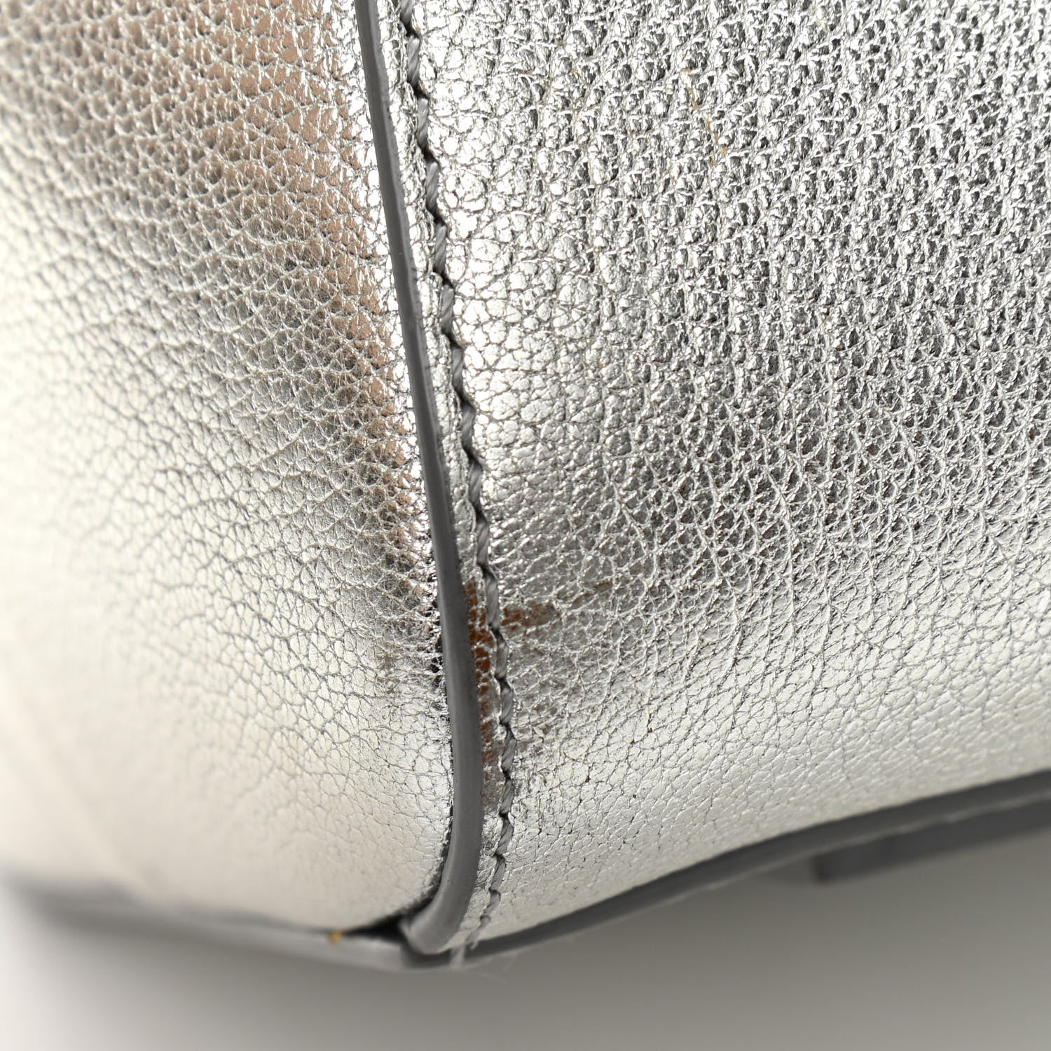 Givenchy Metallic Sugar Goatskin Small Antigona Silver 8 of 18