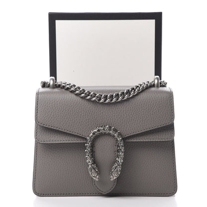Gucci Calfskin Mini Dionysus Shoulder Bag Dusty Grey 12 of 12