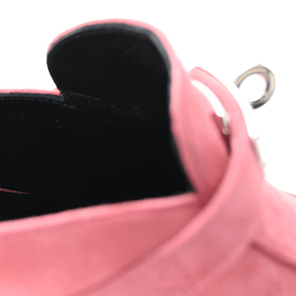 Hermes Suede Goatskin Oz Mules 35 Rose De Venise 9 of 10