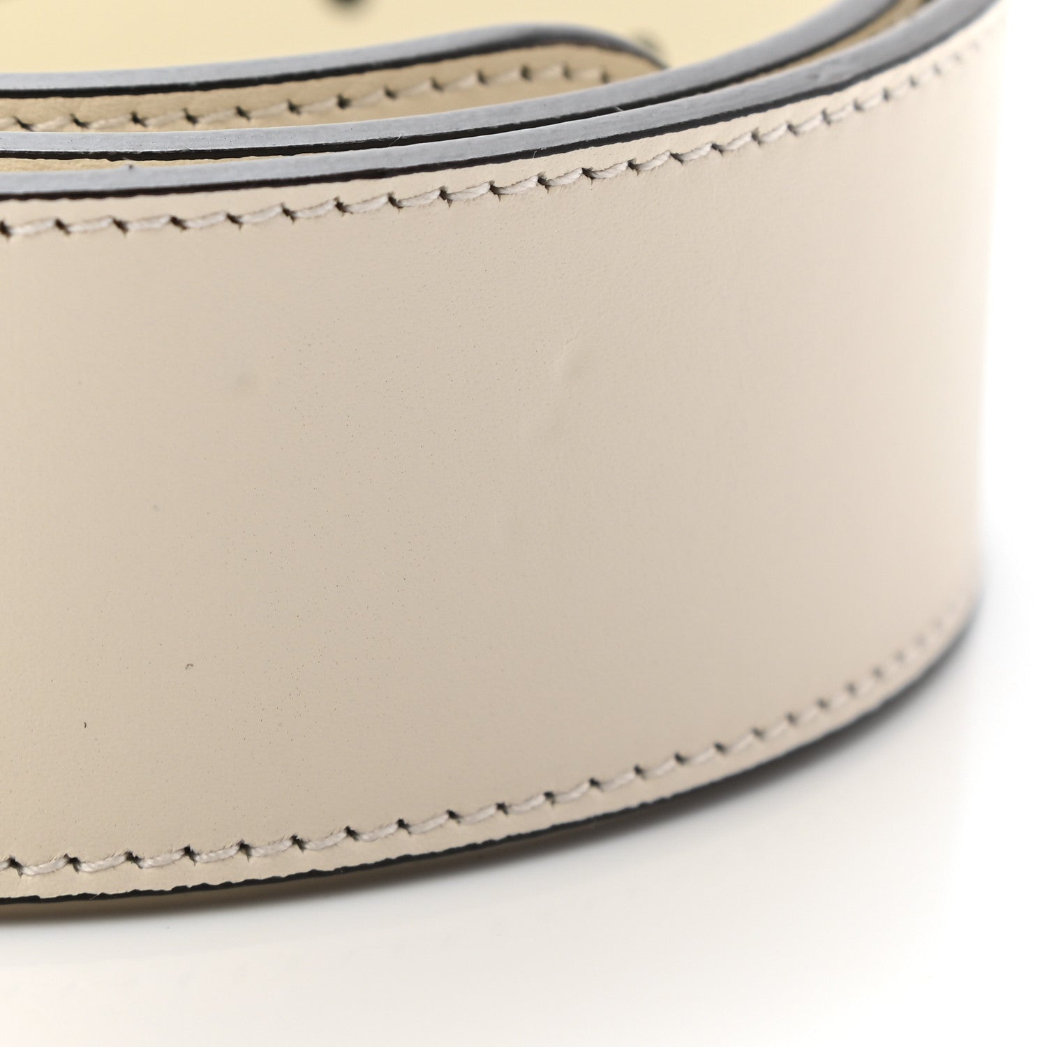 Gucci Calfskin Double G 40mm Belt 80 32 Mystic White 5 of 6