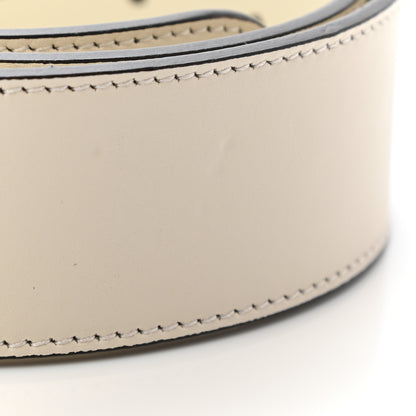 Gucci Calfskin Double G 40mm Belt 80 32 Mystic White 5 of 6