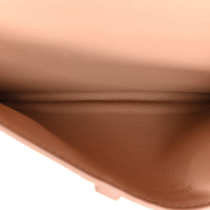 Christian Dior Ultra Matte Calfskin Nano Saddle Chain Pouch Rose Des Vents 5 of 13