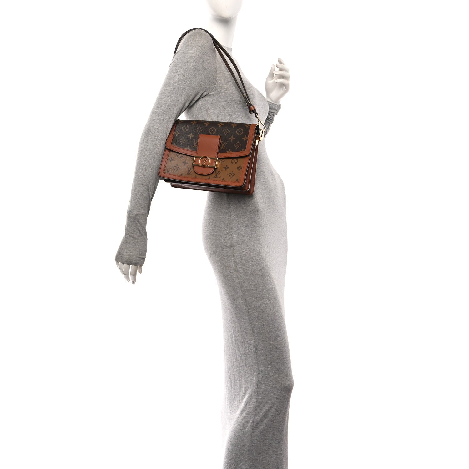 Louis Vuitton Reverse Monogram Dauphine MM 2 of 10