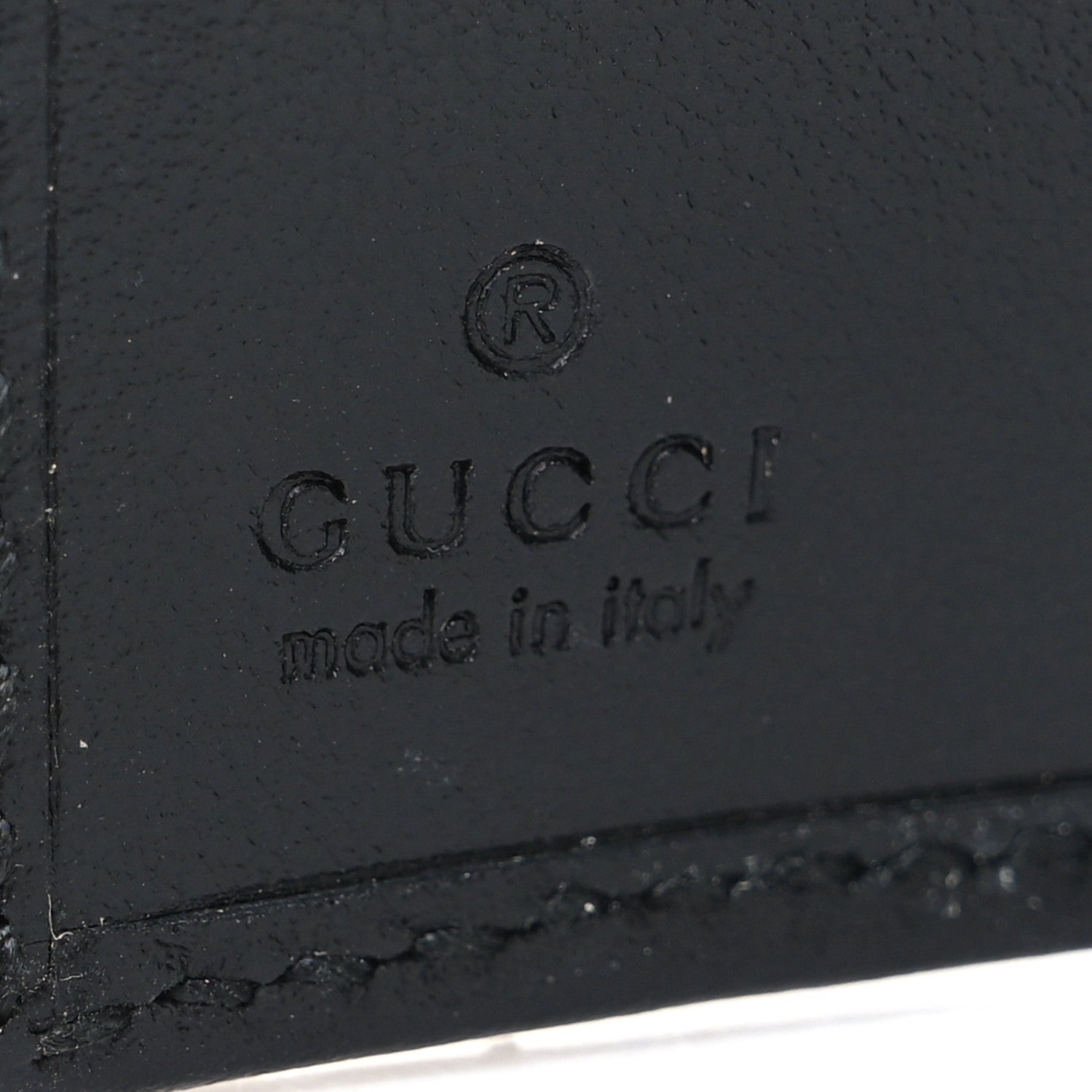 Gucci Calfskin Matelasse GG Marmont Card Case Wallet Black 6 of 7