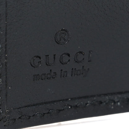 Gucci Calfskin Matelasse GG Marmont Card Case Wallet Black 6 of 7