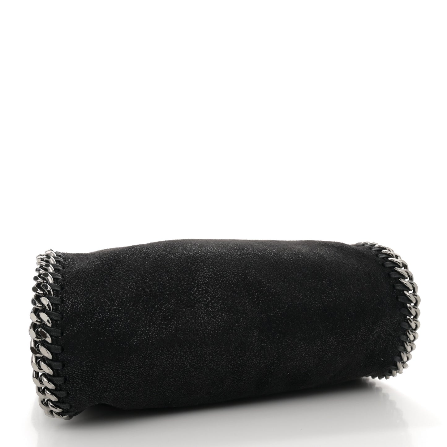 Shaggy Deer Mini Falabella Fold Over Tote Black