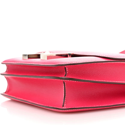 Hermes Epsom Constance 24 Rose Tyrien 10 of 10