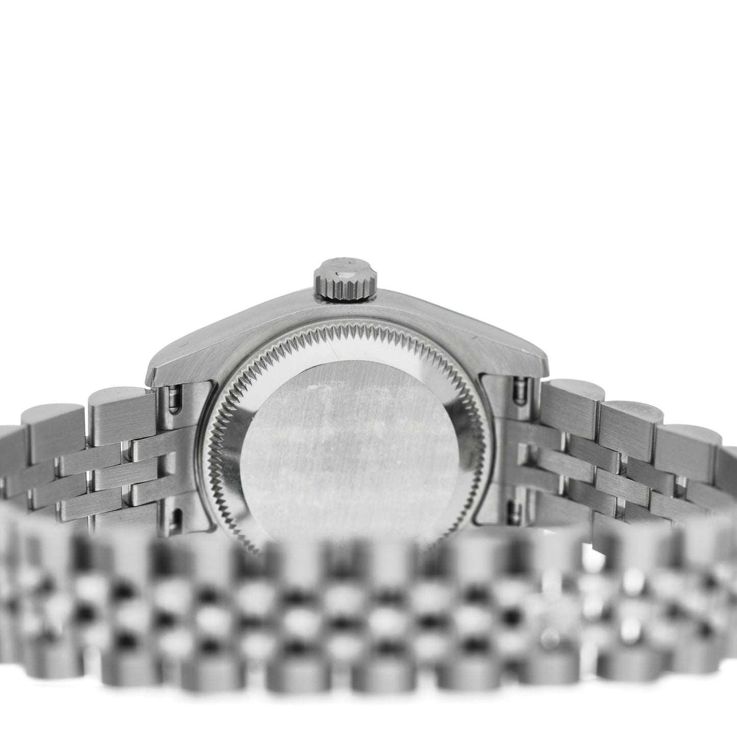 Stainless Steel 18K White Gold Diamond 26mm Oyster Perpetual Datejust Watch Silver 179174