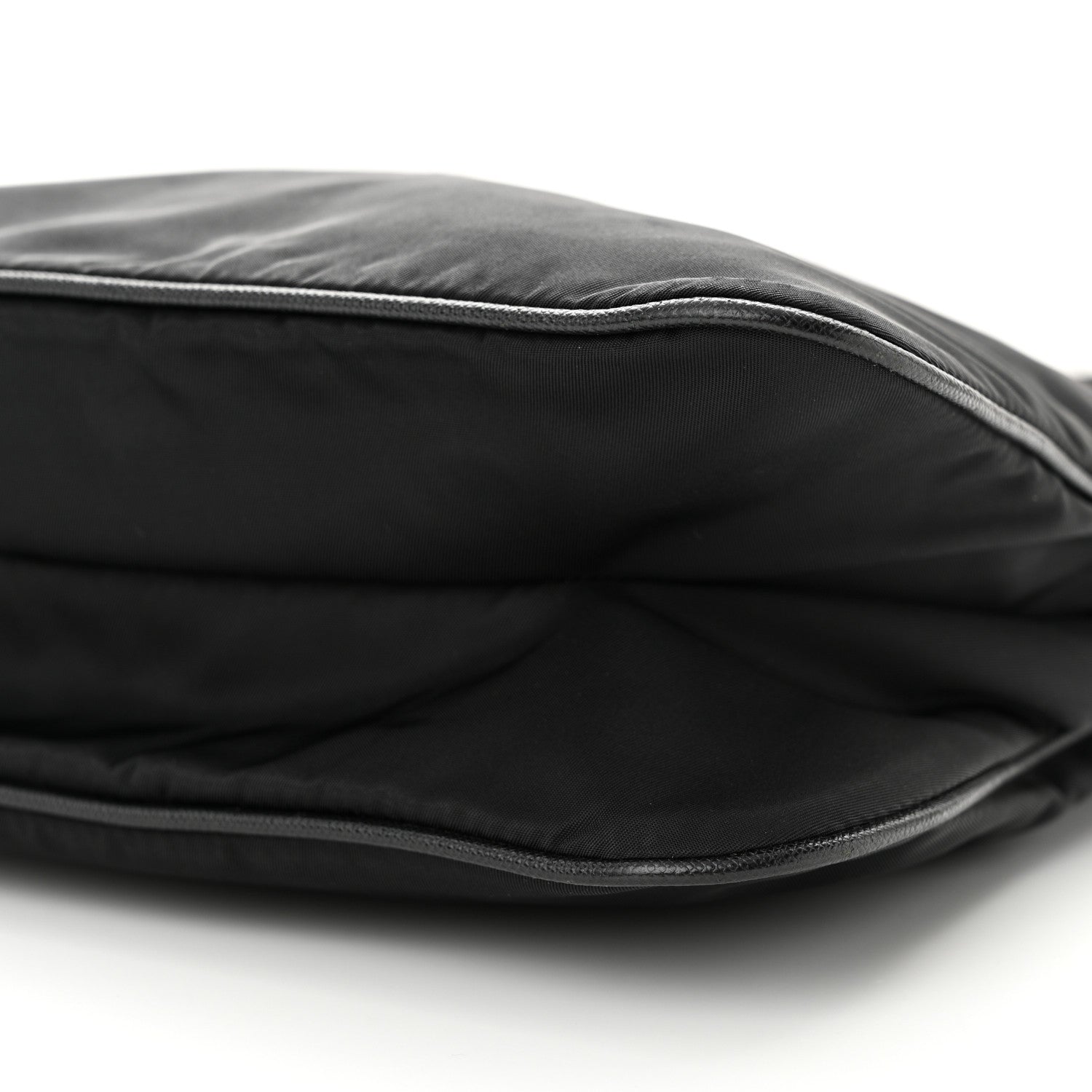 Prada Nylon Vela Flat Messenger Bag Black 9 of 10