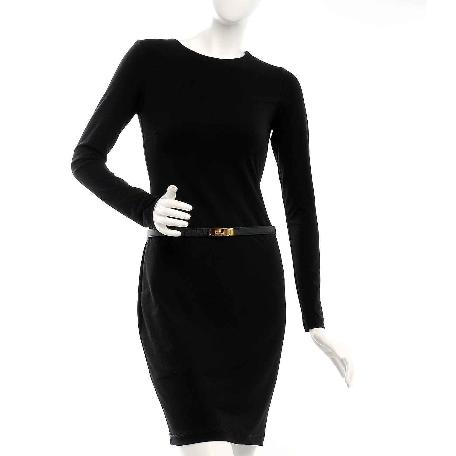 Hermes Epsom Kelly Belt Black 2 of 7