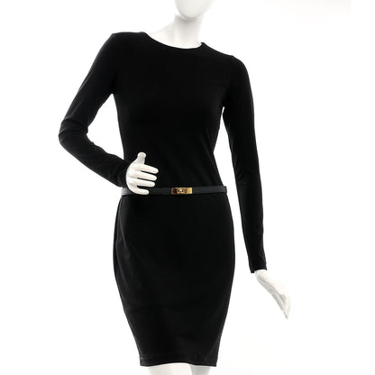 Hermes Epsom Kelly Belt Black 2 of 7
