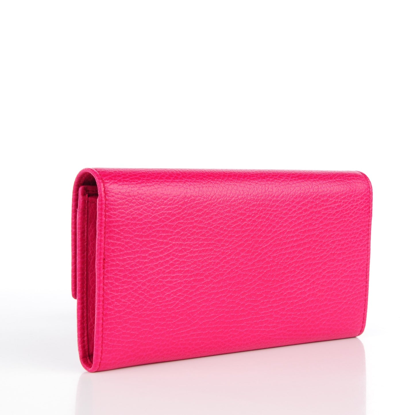 Dollar Calfskin Swing Continental Wallet Blossom