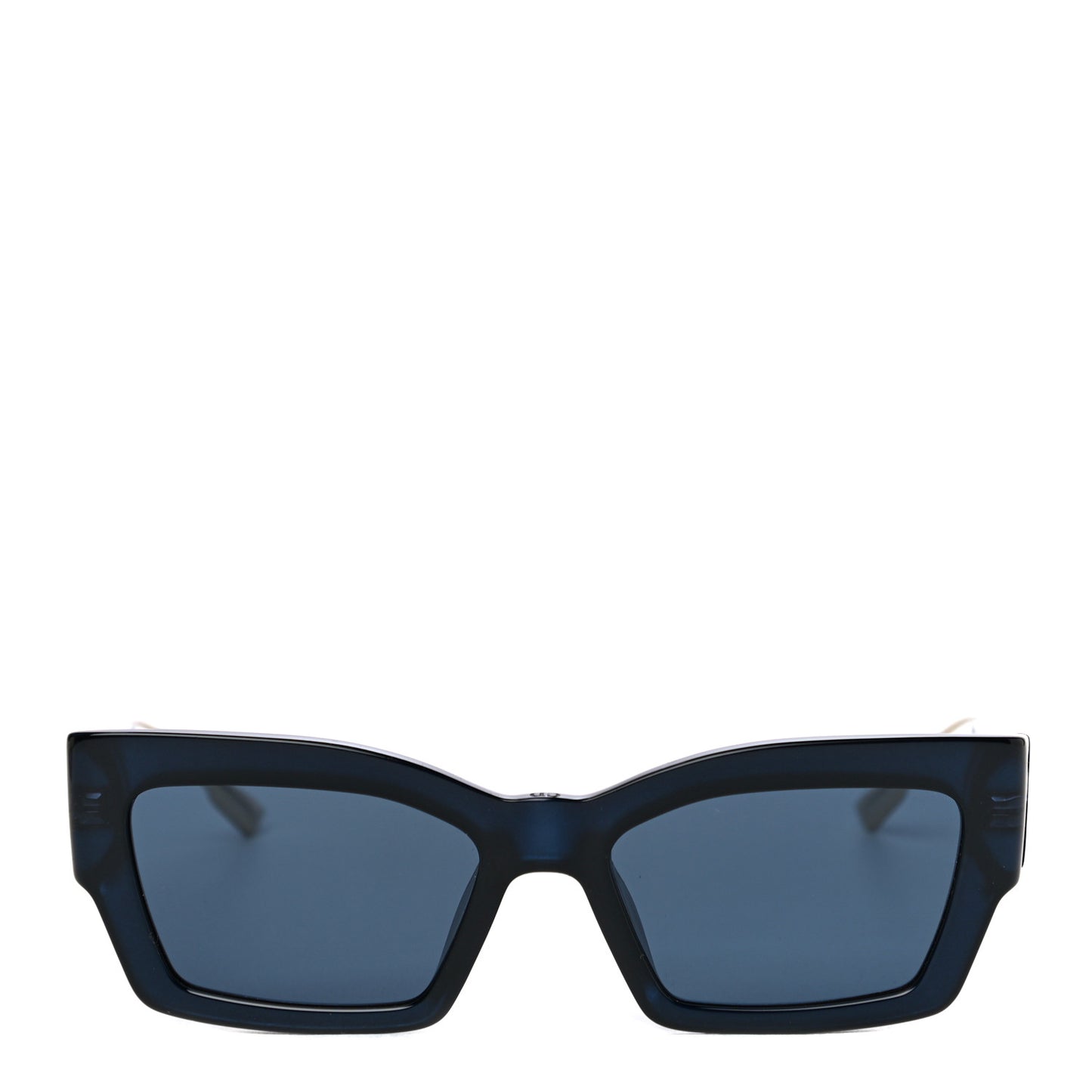 Acetate CatStyleDior2 Sunglasses Dark Blue Gold