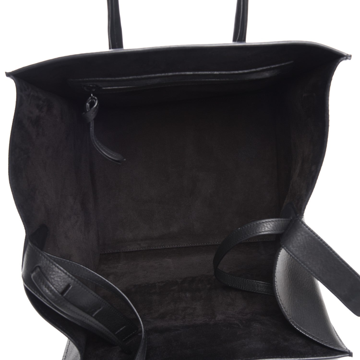Celine Supple Calfskin Medium Phantom Luggage Black 5 of 9