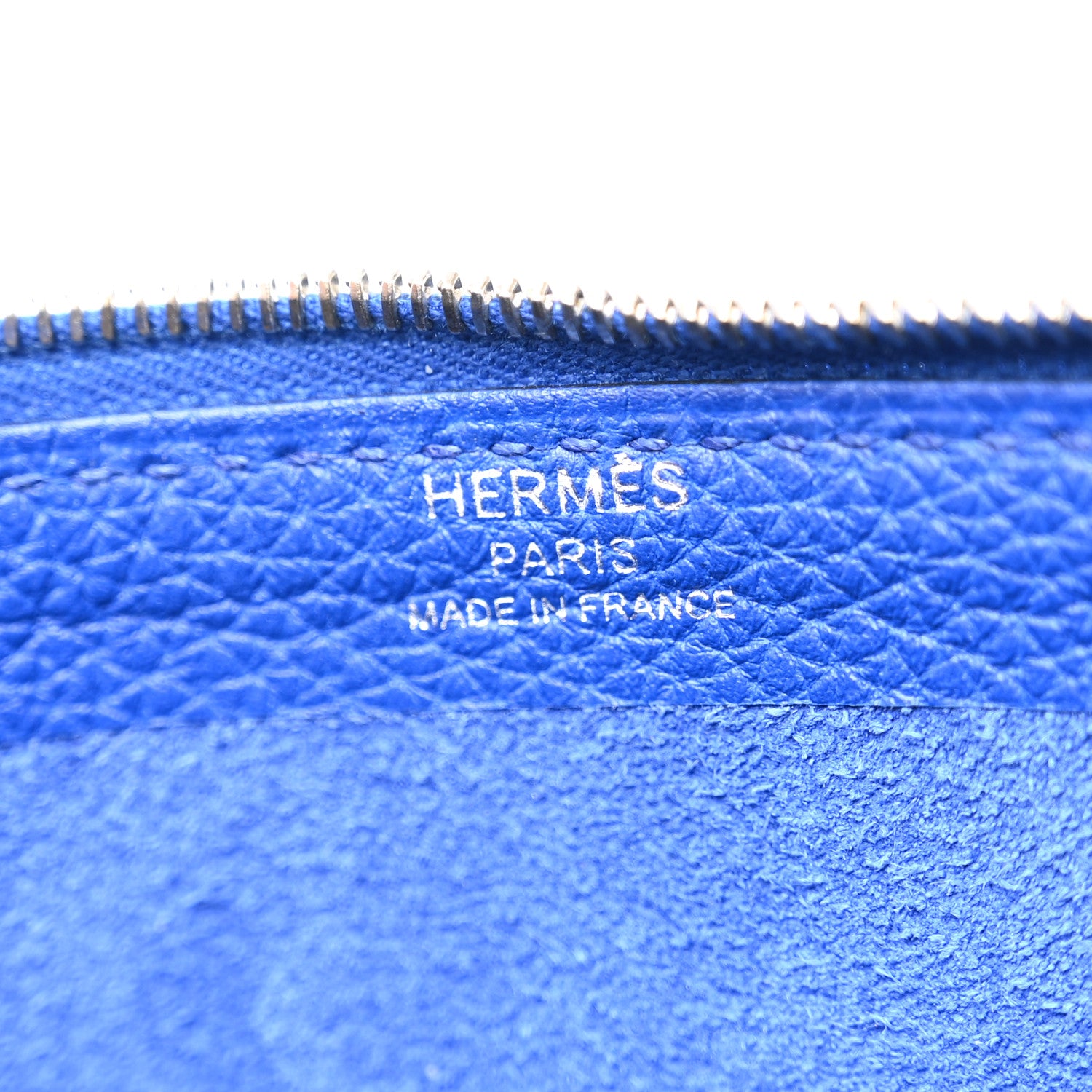Hermes Togo Cabavertige 24 Pouch Bleu Electrique 5 of 6