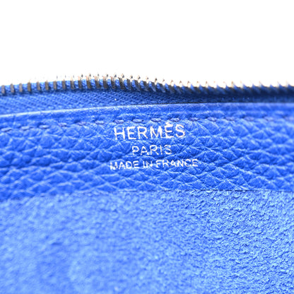 Hermes Togo Cabavertige 24 Pouch Bleu Electrique 5 of 6