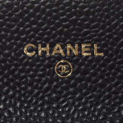 Chanel Caviar Quilted Flap Card Holder Black 6 of 9