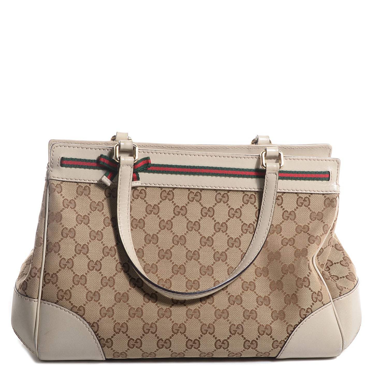 Monogram Medium Mayfair Tote Off White