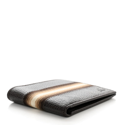 Gucci Calfskin Web Bi-Fold Wallet Brown White 4 of 8
