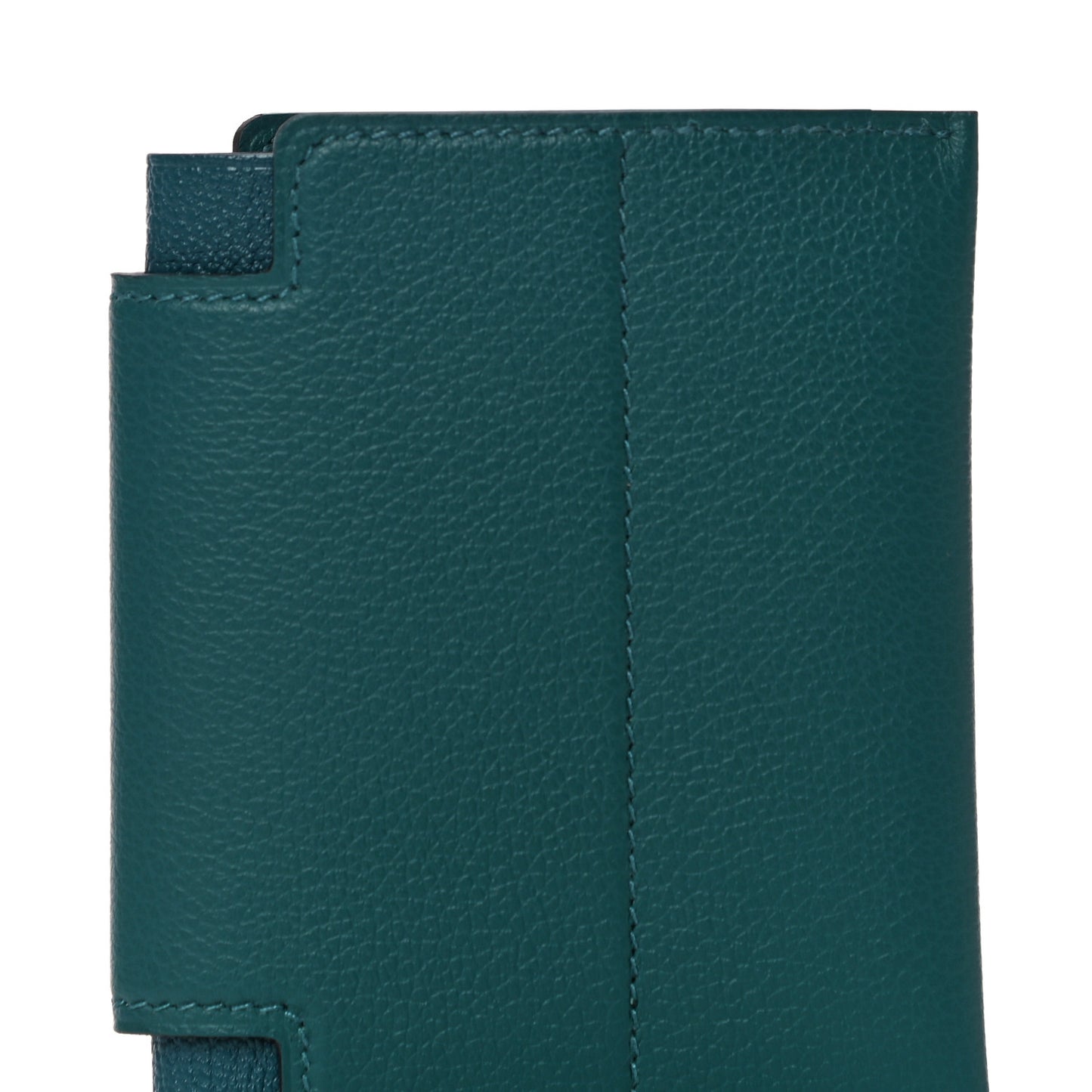 Allegretto Chevre Mysore H'Sport Open Vertical Card Holder Vert Bosphore