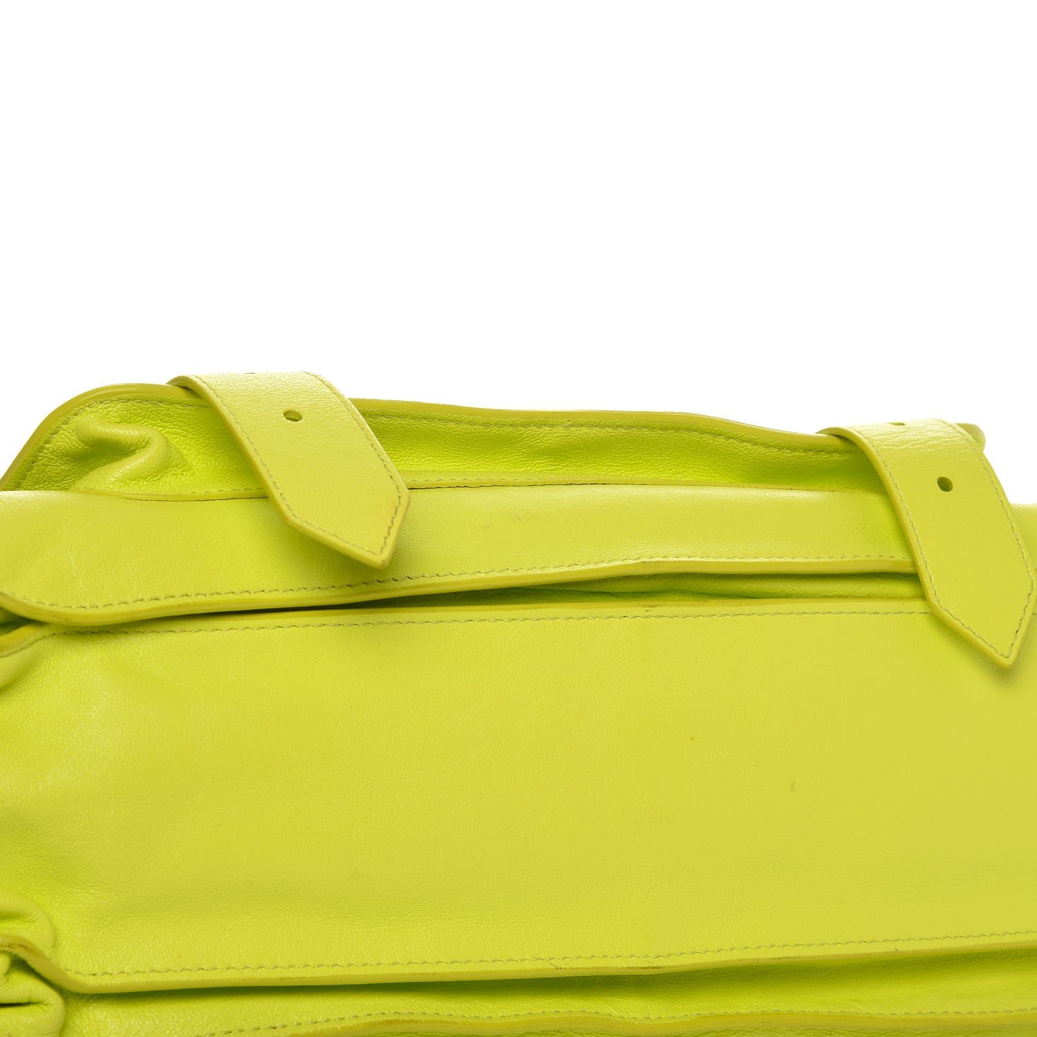 Proenza Schouler Lambskin Medium PS1 Satchel Sulfur 14 of 14