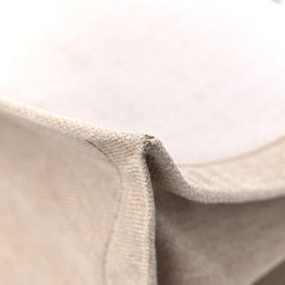 Saint Laurent Linen Calfskin Rive Gauche Tote Optic White 9 of 14