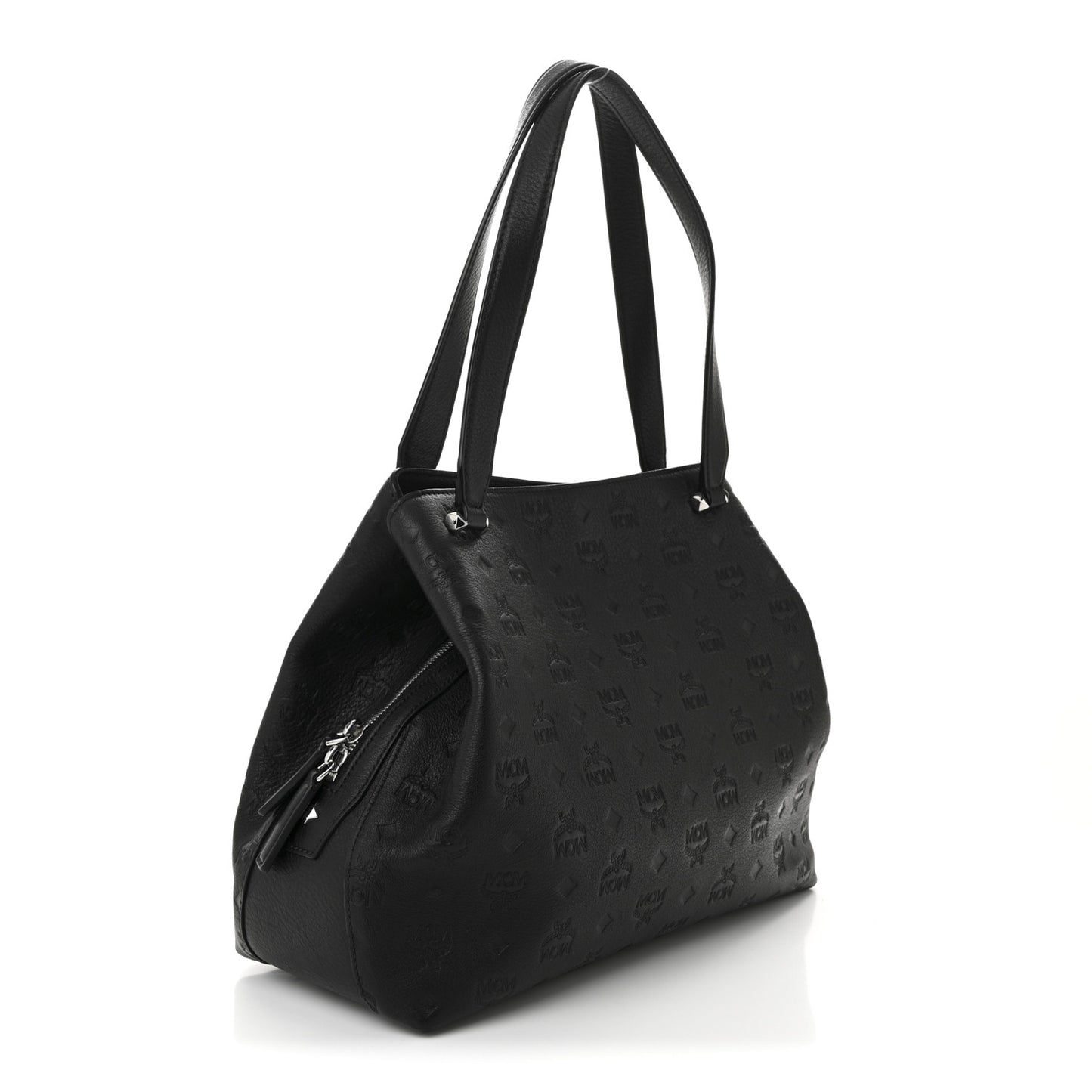 Calfskin Ottomar Monogram Essential Hobo Black