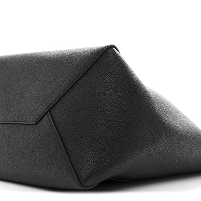 Celine Soft Grained Calfskin Medium Belt Cabas Phantom Black 10 of 10