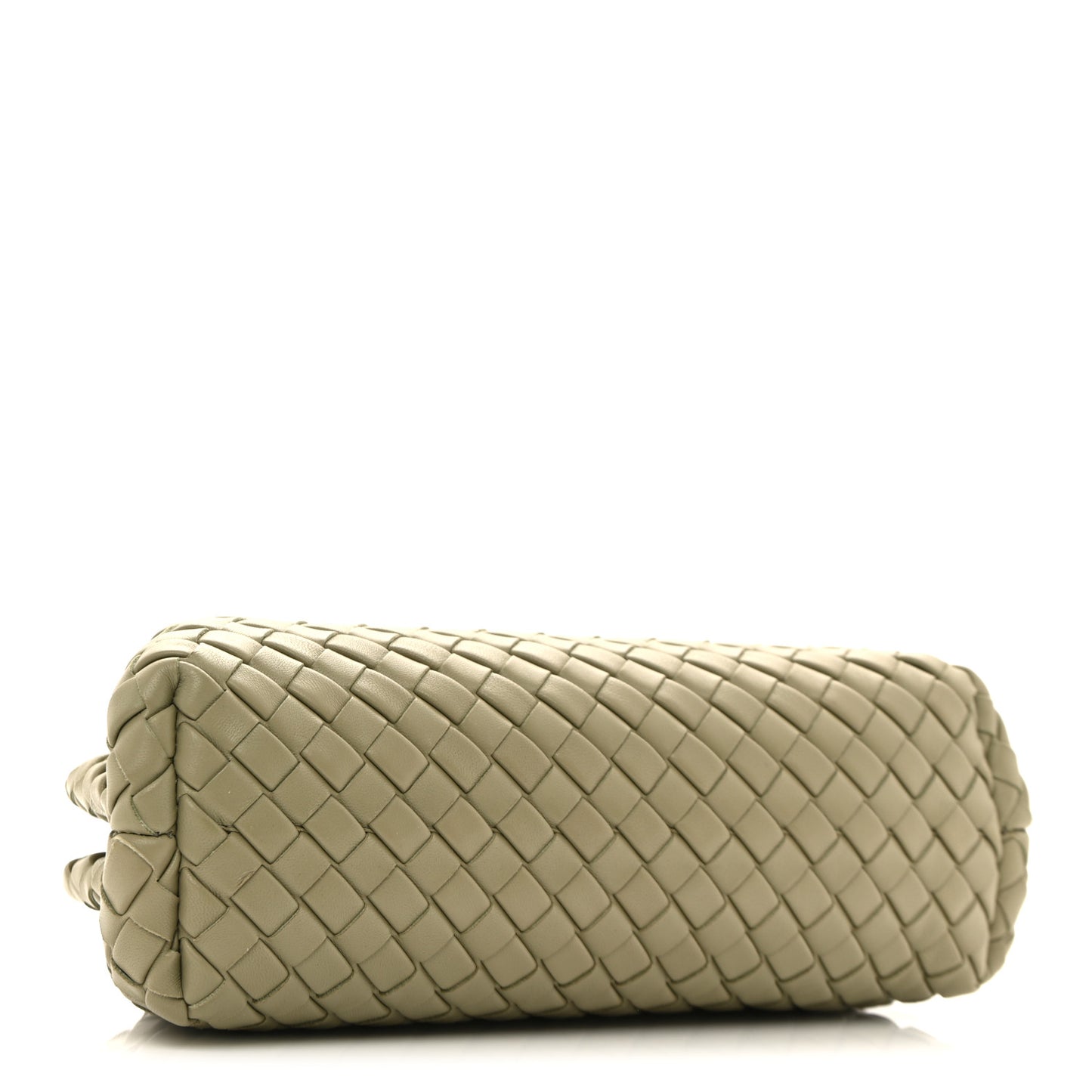 Nappa Intrecciato Small The Lauren 1980 Clutch With Chain Travertine