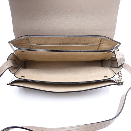 Chloe Suede Calfskin Small Faye Shoulder Bag Motty Grey 4 of 8
