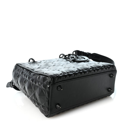 Christian Dior Calfskin Cannage Diamond Small My ABCDior Lady Dior Black 4 of 10