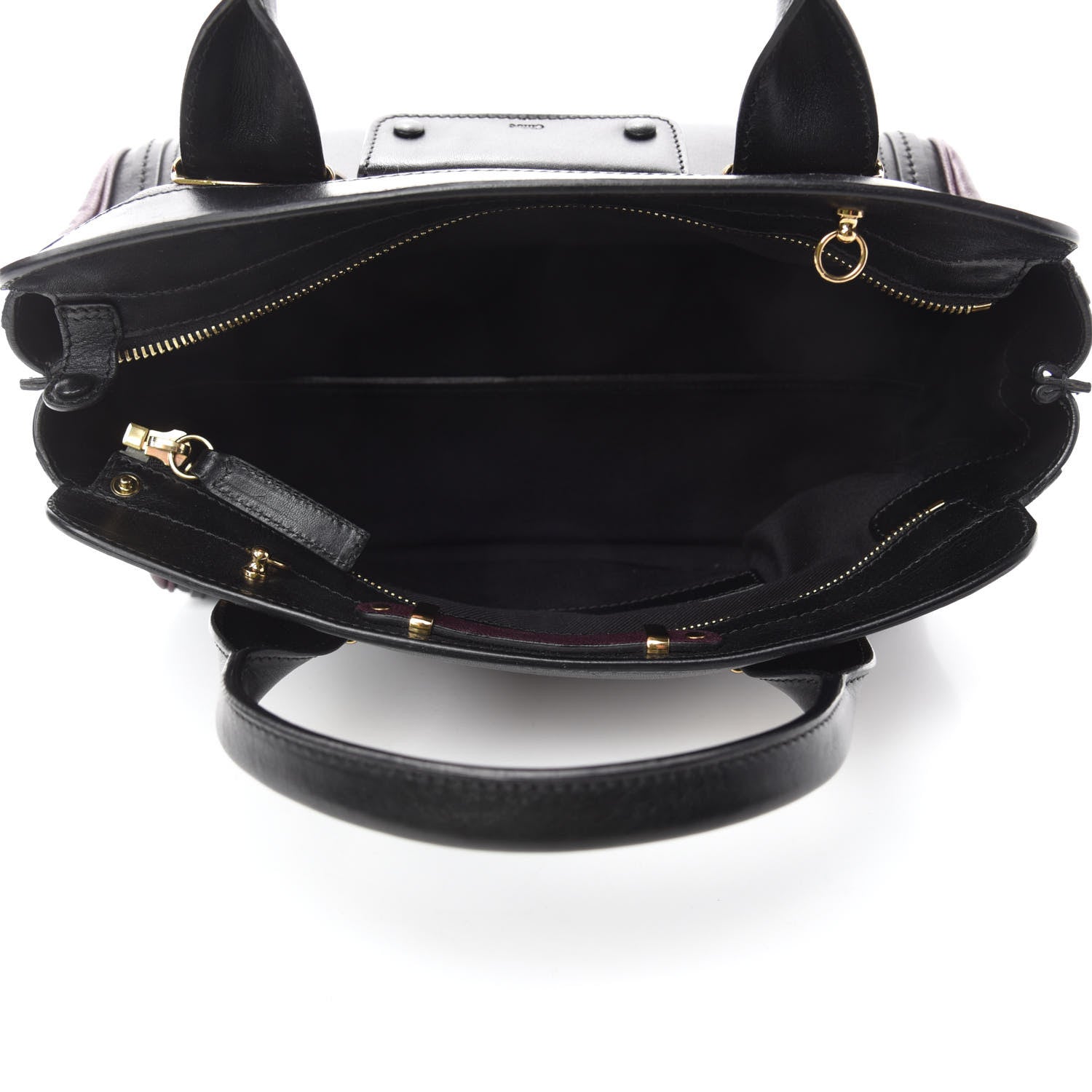 Chloe Calfskin Mini Alice Satchel Wild Purple 5 of 9