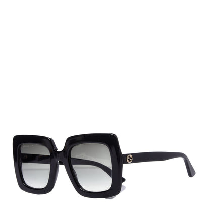 Gucci Acetate Square Frame Sunglasses GG0053S Black 1 of 8