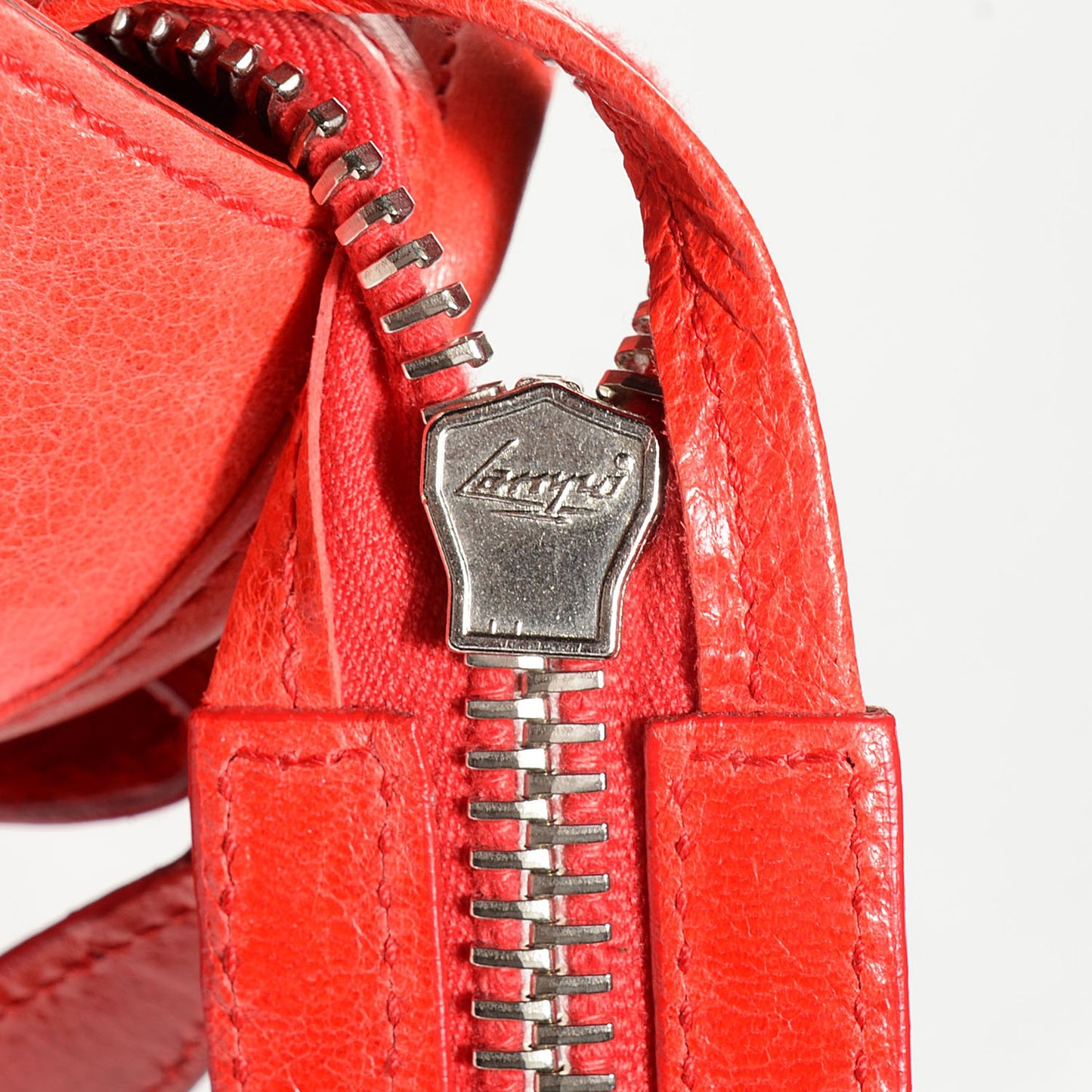 Agneau Giant 21 Silver Hardware City Vermillion