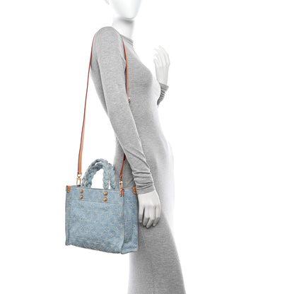 Louis Vuitton Monogram Washed Denim Let Go PM Sky Blue 2 of 10