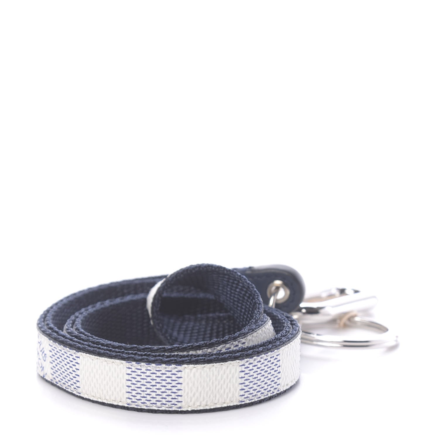Louis Vuitton Damier Coastline Lanyard Key Holder White 3 of 5
