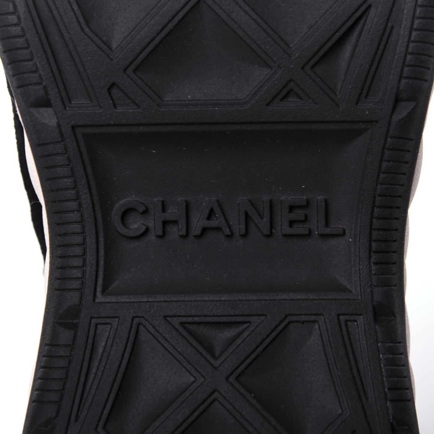 Suede Calfskin Embroidered CC Sneakers 39 Black
