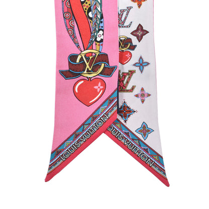 Louis Vuitton Silk Monogram Romance BB Bandeau Rose 2 of 4