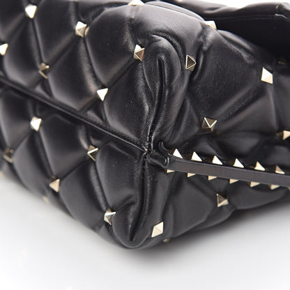 Valentino Garavani Nappa Medium Candystud Top Handle Bag Black 7 of 12