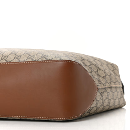 Gucci GG Supreme Monogram Large Linea A Hobo Light Brown 10 of 10