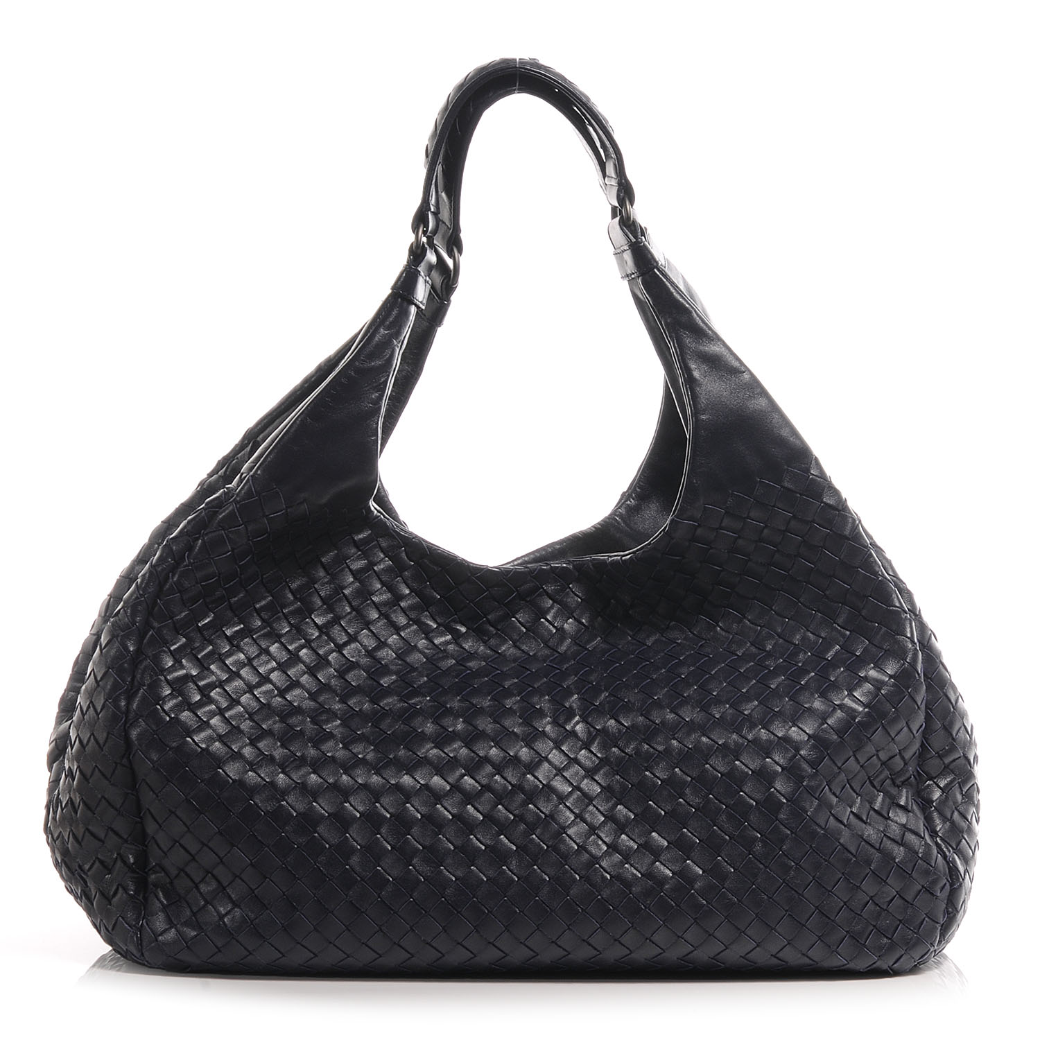 Bottega Veneta Nappa Intrecciato Large Campana Hobo Ink 1 of 7