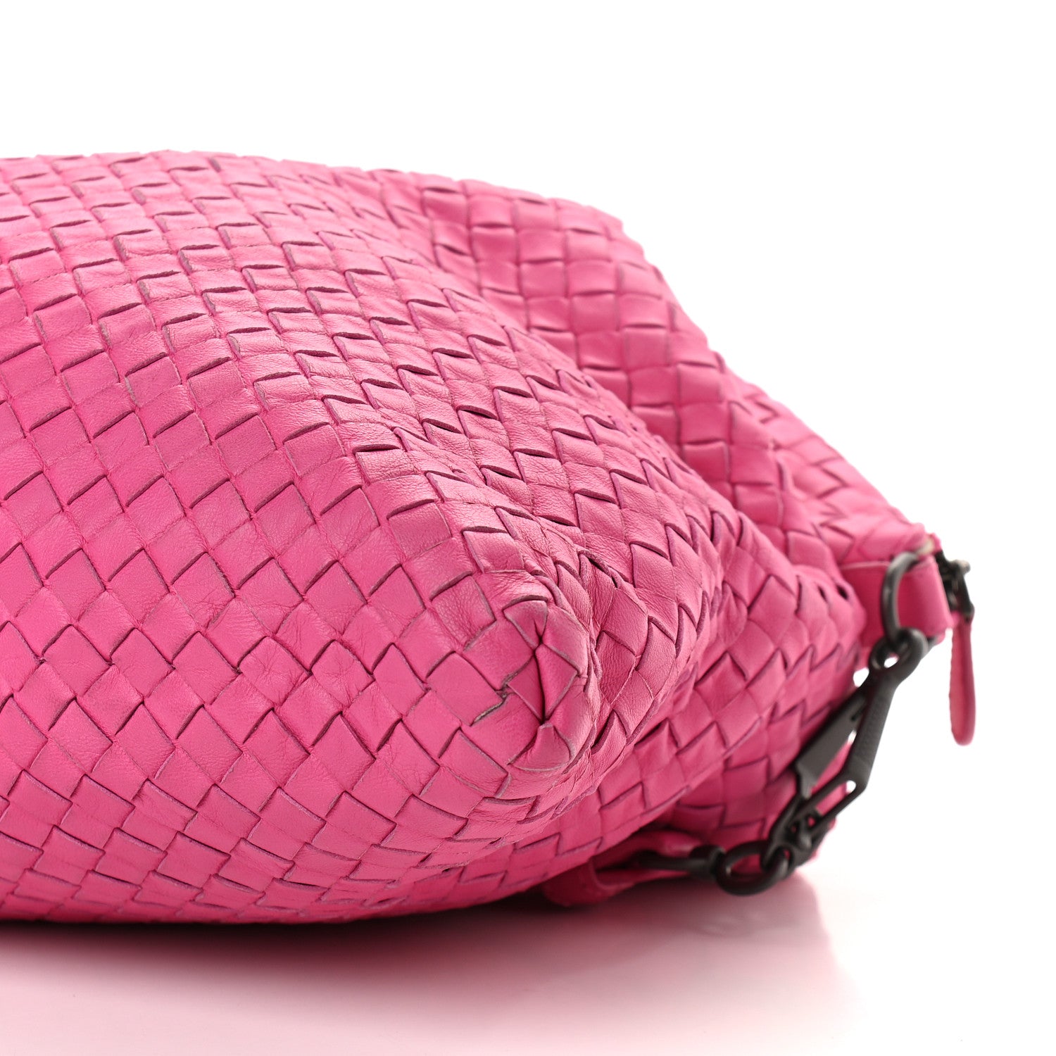 Bottega Veneta Nappa Intrecciato Maxi Convertible Tote Fuchsia 10 of 10