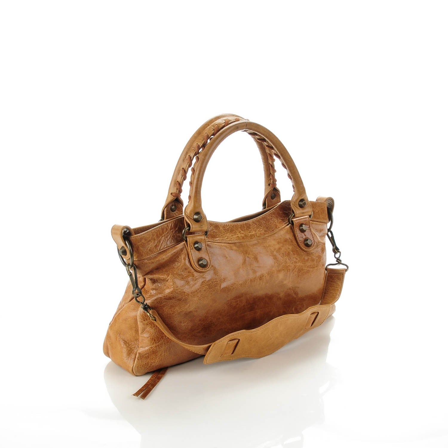 Balenciaga Chevre Classic Hardware First Caramel 3 of 7