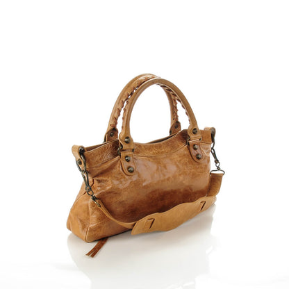 Balenciaga Chevre Classic Hardware First Caramel 3 of 7