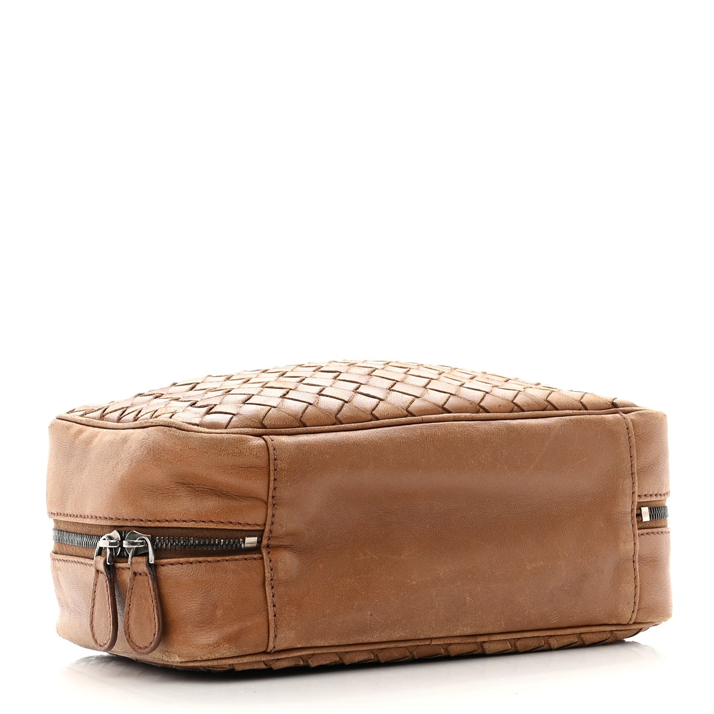 Nappa Intrecciato Cosmetic Bag Noce
