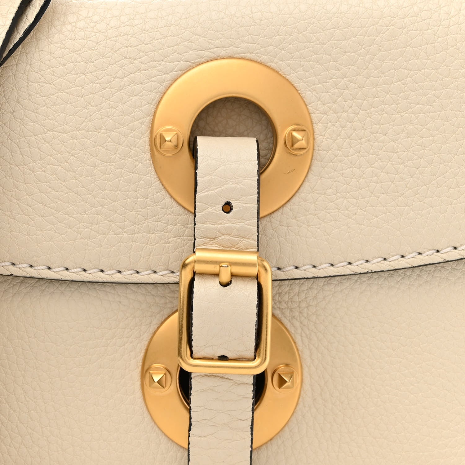 Valentino Garavani Vitello Eye On You Shoulder Bag Ivory 7 of 13