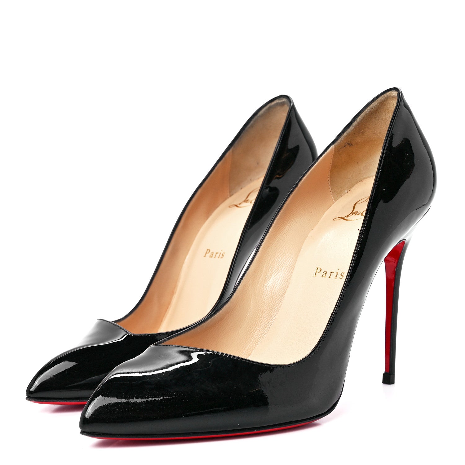 Christian Louboutin Patent Corneille 100 Pumps 39.5 Black 2 of 9