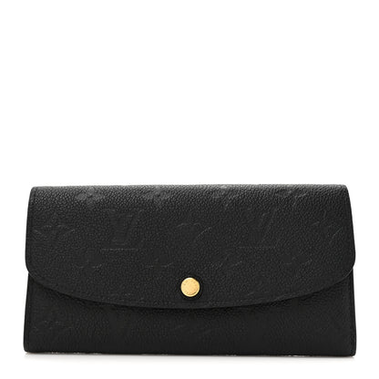 Louis Vuitton Empreinte Emilie Wallet Black Dune 1 of 7